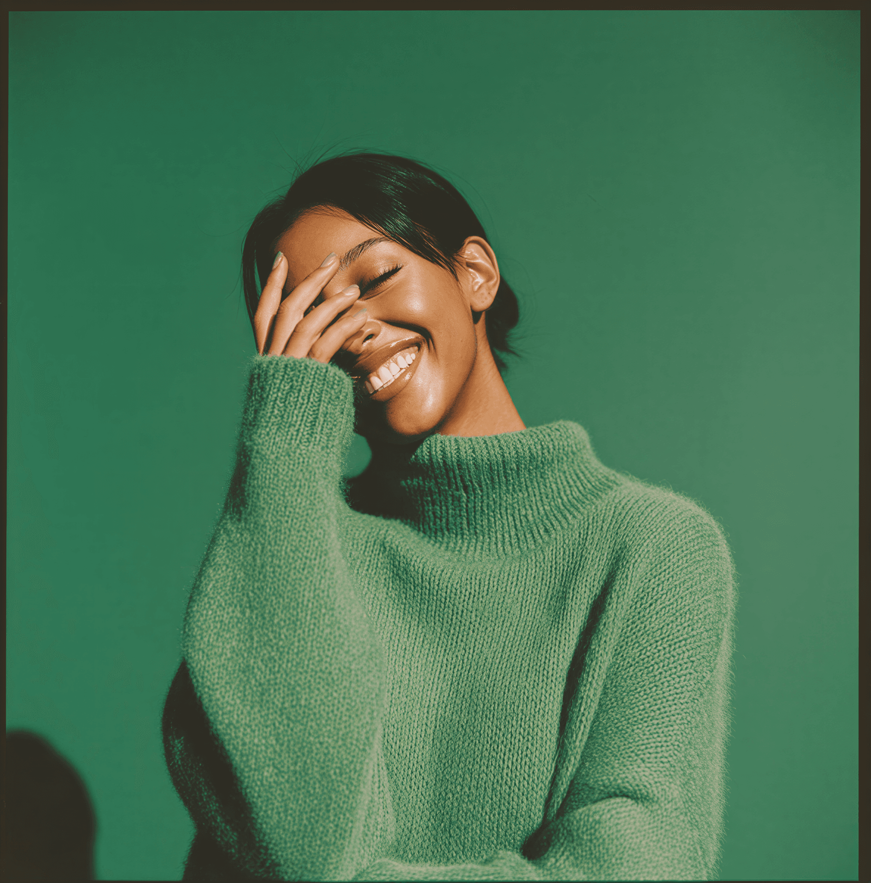 Smiling woman with healthy teeth